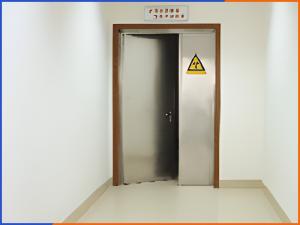双扇平开式不锈钢防护门